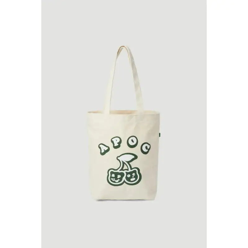 A Piece Of Cake - Cherry Bear Canvas Bag - A Piece Of Cake - Tote Bags - Harumio