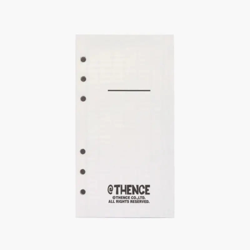 THENCE - Diary Paper Set A6 Standard Ver. - THENCE - Stationery - Harumio