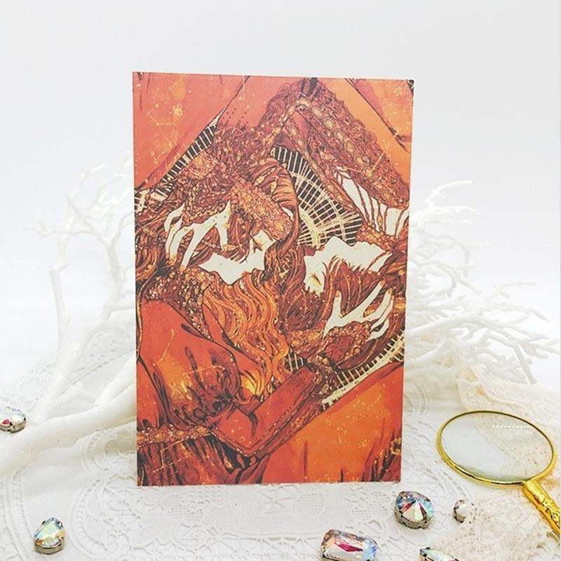 Libet - Estrella Gold Leaf Postcard Set - Libet - Stationary - Harumio
