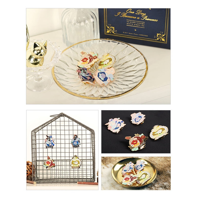 Suddenly, I Became a Princess - Premium Metal Badge Set