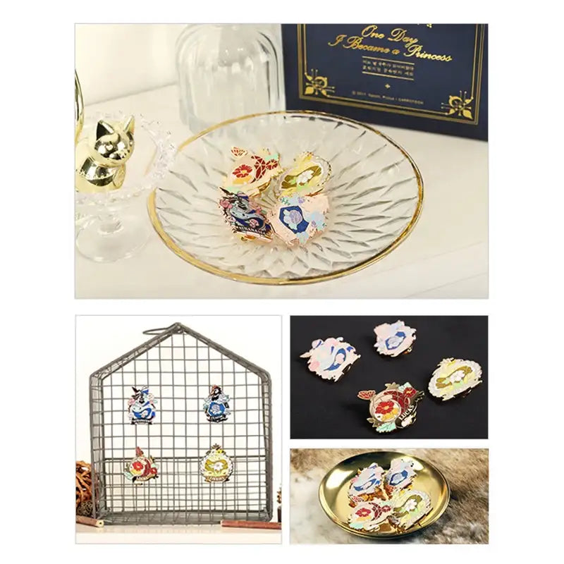 Suddenly, I Became a Princess - Premium Metal Badge Set - KWSTORE - Badges - Harumio