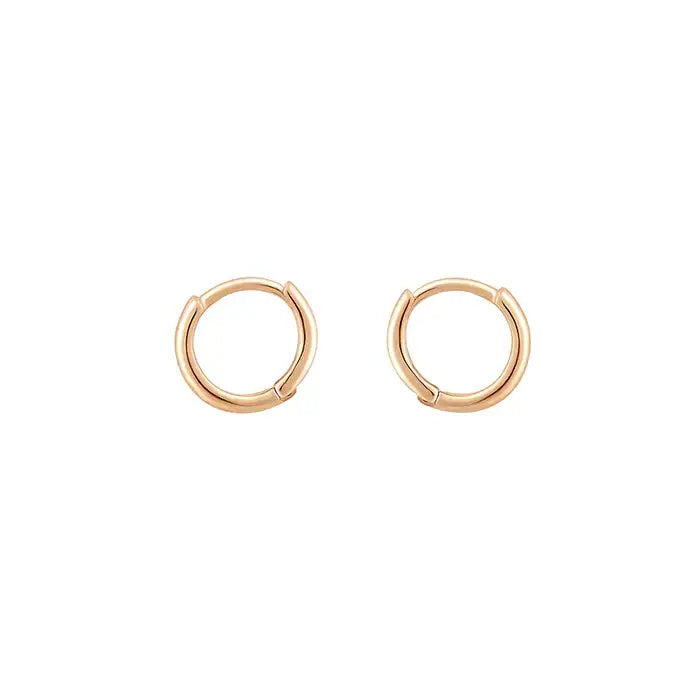 OST - Basic Simple Rose Gold Earrings - OST - Jewelry - Harumio