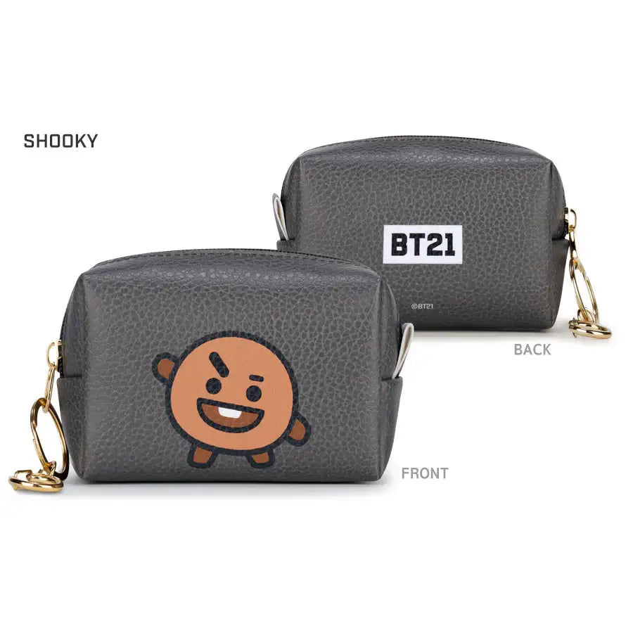 BT21 x Monopoly - PU Square Pouch - Small - Monopoly - Accessories - Harumio