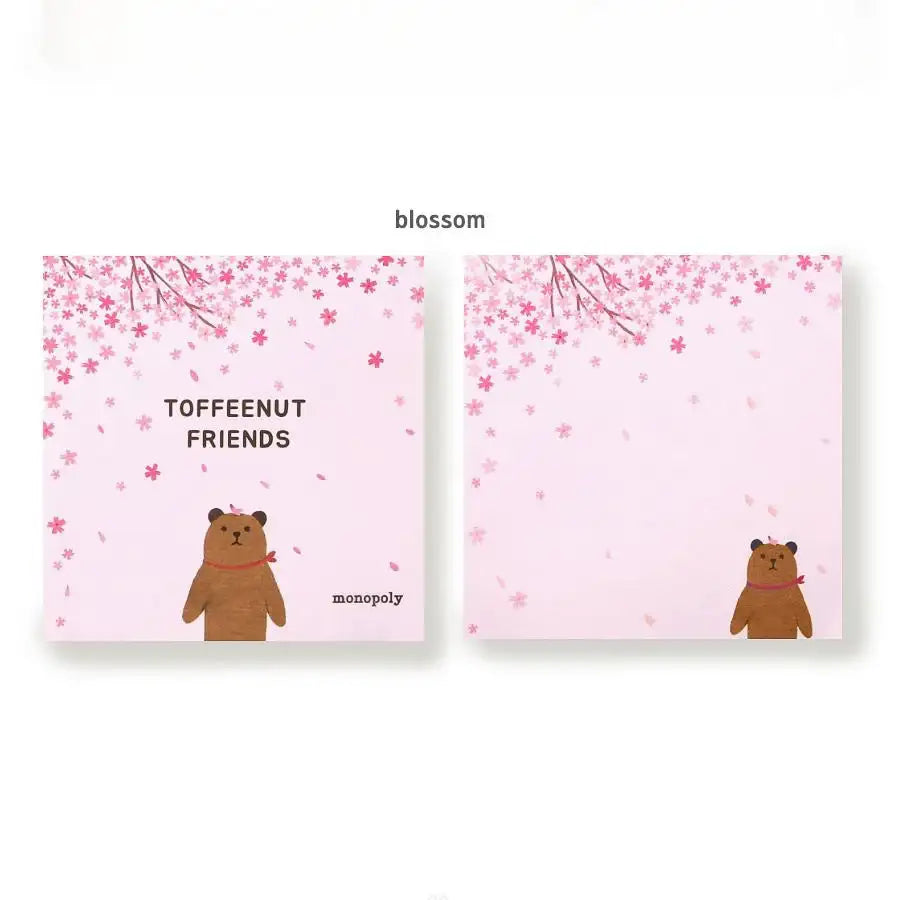 Monopoly - Toffee Nut Memo Pad Square - Monopoly - Notebooks & Notepads - Harumio