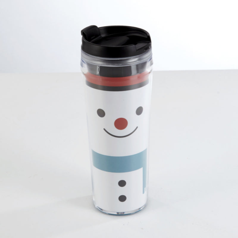 Korean Happy Christmas - Plastic Tumbler