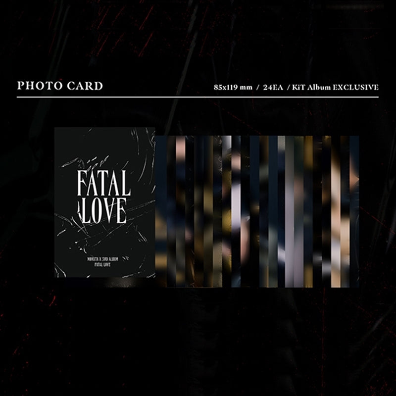 MONSTA X - FATAL LOVE (Regular 3rd Album) KiT