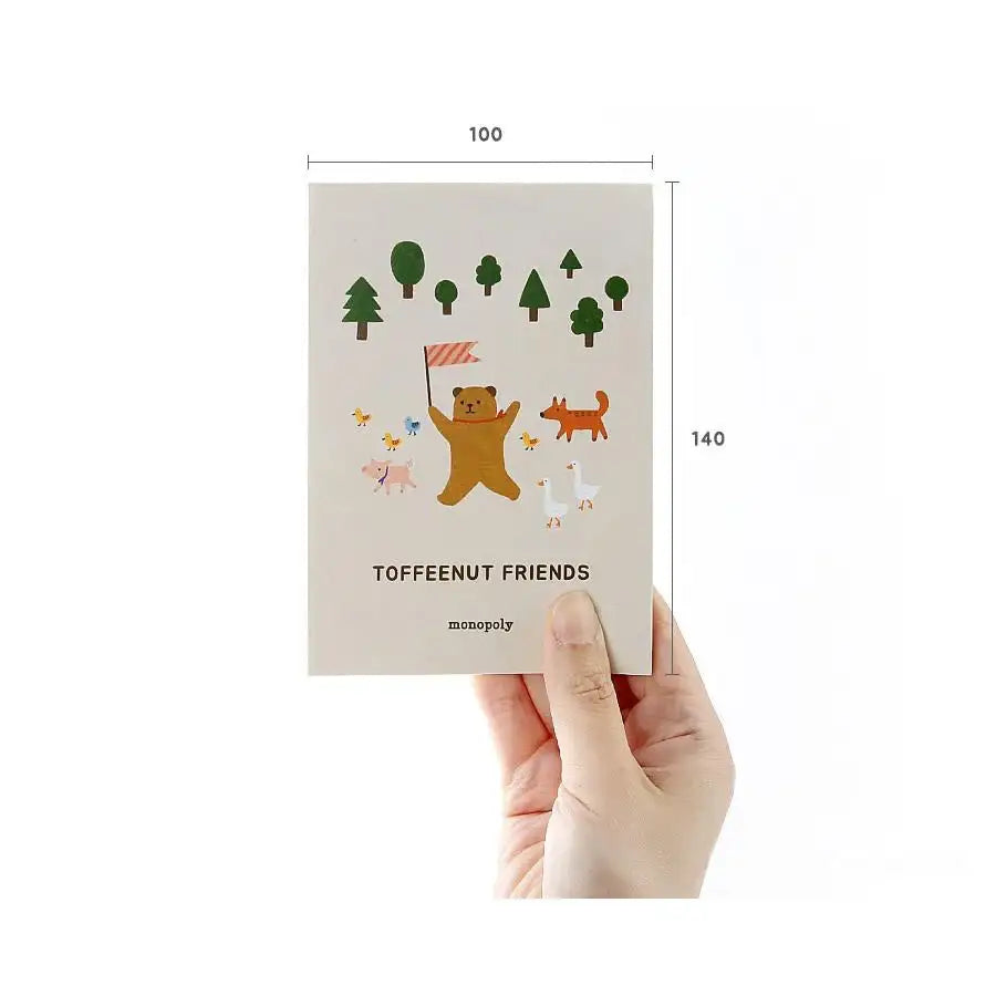 Monopoly - Toffee Nut Memo Paper Letter - Monopoly - Notebooks & Notepads - Harumio