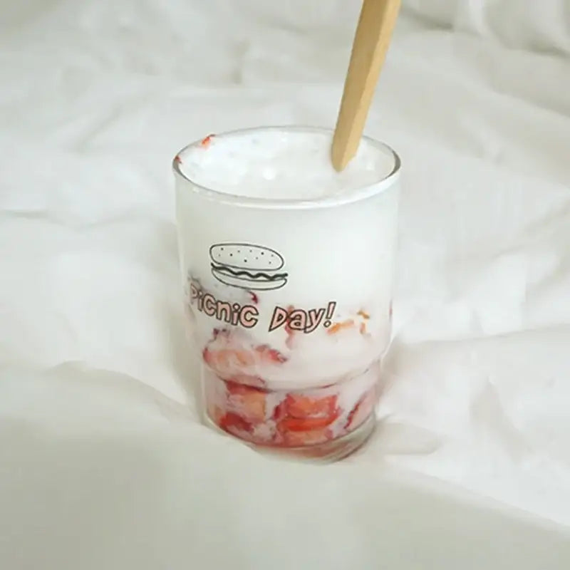 Like A Cafe - Picnic Day Glass Cup - Like A Cafe - Home & Living - Harumio