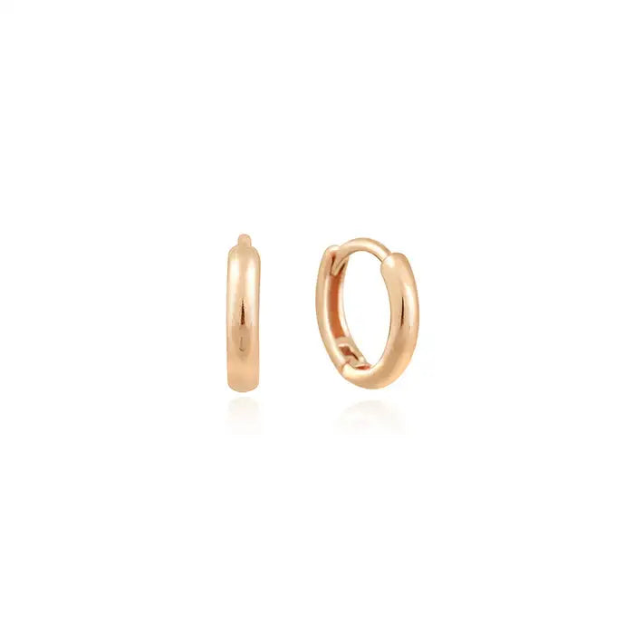 OST - Basic Simple Rose Gold Earrings - OST - Jewelry - Harumio