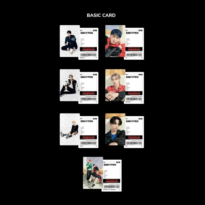 ENHYPEN - MANIFESTO - Trading Card - ENHYPEN - Collectible Trading Cards - Harumio