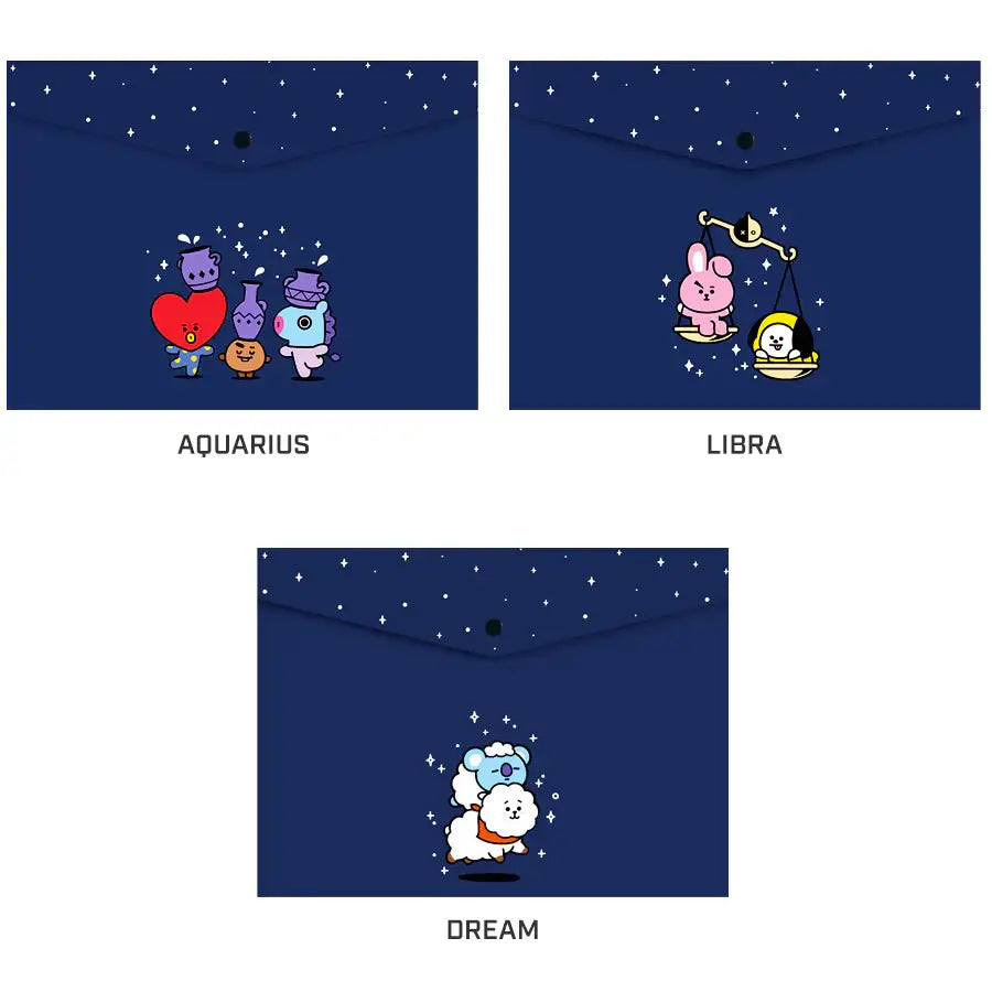 BT21 x Monopoly - Universtar PP File Pocket - Monopoly - Accessories - Harumio