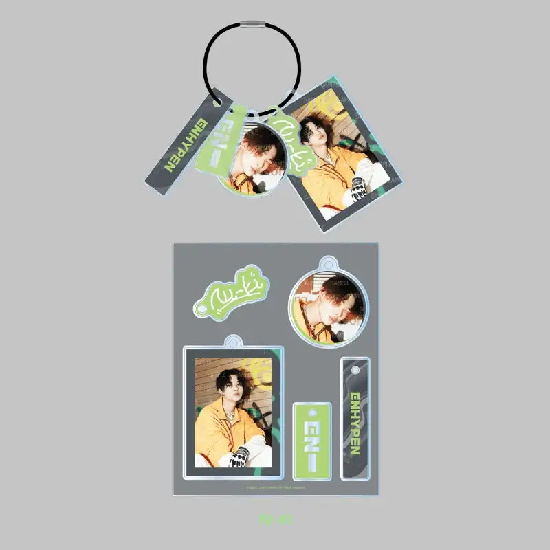 ENHYPEN - SADAME - Acrylic Keyring Set - ENHYPEN - Keyring - Harumio