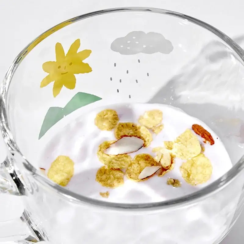 Korean ON Little Buddy - Glass Cereal Bowl - Modern House - Tableware - Harumio