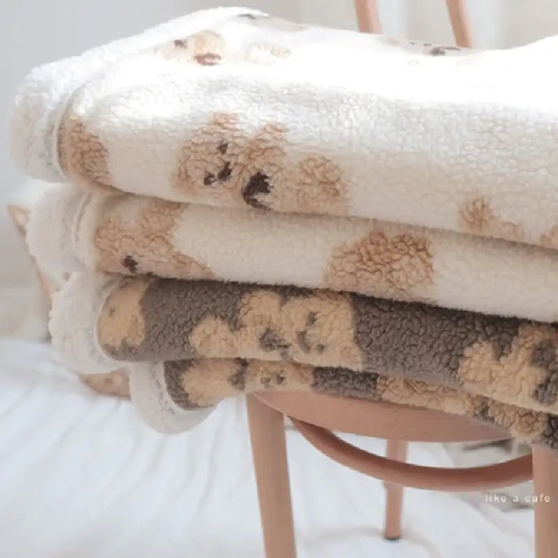 Like A Cafe - Fluffy Wool Blanket - Like A Cafe - Home & Living - Harumio