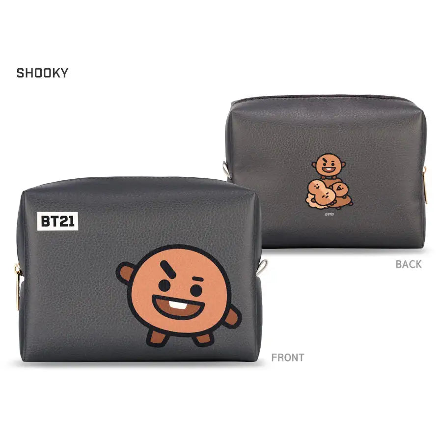 BT21 x Monopoly - PU Square Pouch - Large - Monopoly - Accessories - Harumio