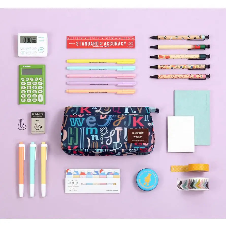 Monopoly - Plenty Pouch - Monopoly - Pen & Pencil Cases - Harumio