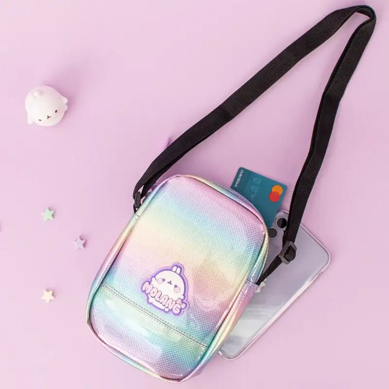 Molang - Hologram Phone Bag - Molang - Bags - Harumio