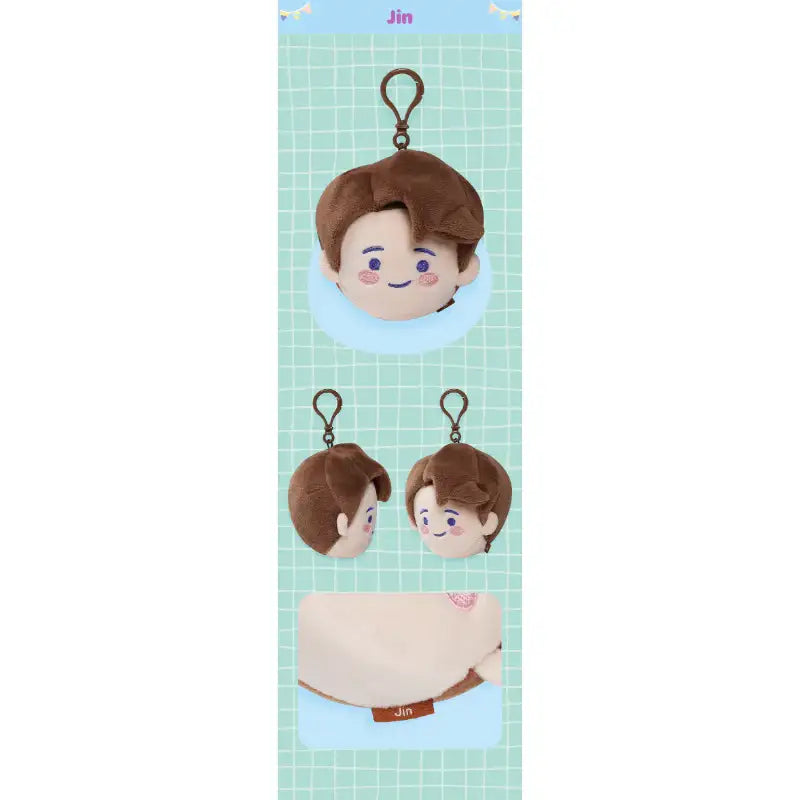 BTS - TinyTAN - Face Keyring - BTS - Keyring - Harumio