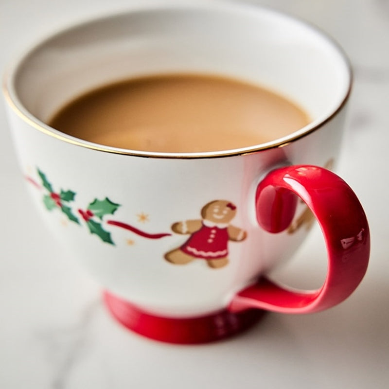 Korean Winter Story - Gold Rim Mug