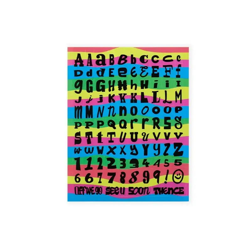 THENCE - Letter Sticker Set Ver.7 - THENCE - Stickers - Harumio