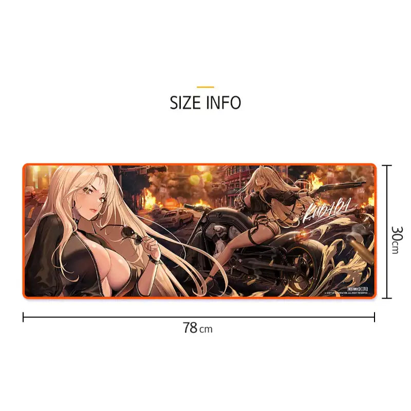 Destiny Child - High Tail Kubaba Stormer Desk Pad - Destiny Child - Accessories - Harumio