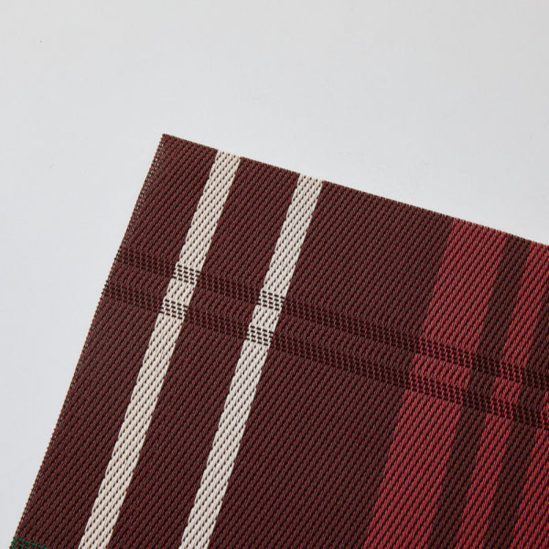 Korean Red Check - Table Mat 4P Set