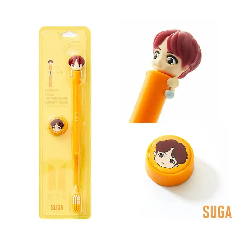 BTS - TinyTan - BTS Character Figure Toothbrush Set - BTS - Home & Living, Accessories - Harumio