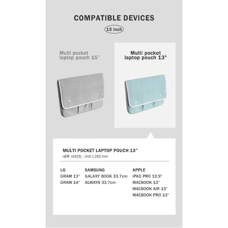 Iconic - Multi Purpose Laptop Pouch - Iconic - Laptop Pouches - Harumio