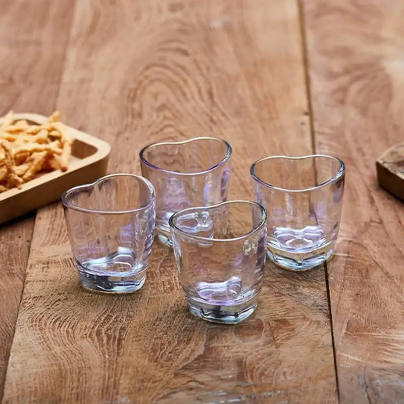 Korean ON Rainbow - Heart Soju Glass Set - Modern House - Tableware - Harumio