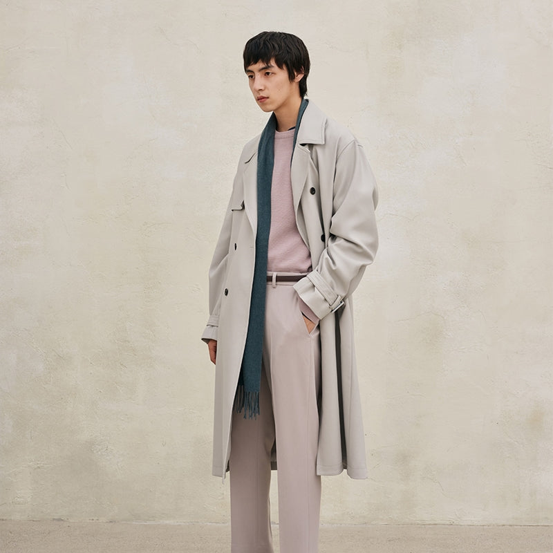 The Knit Company X Lee Soo-hyuk - 20FW Wool Trench Coat