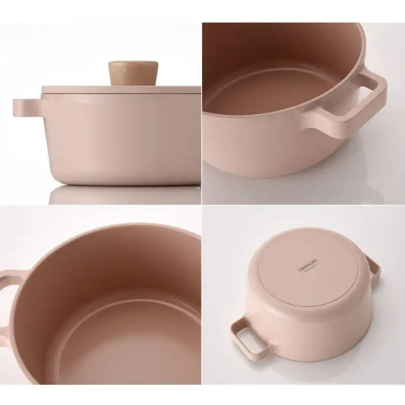 Neoflam - FIKA Mini Peach Pot and Wok Set - Neoflam - Kitchenware - Harumio