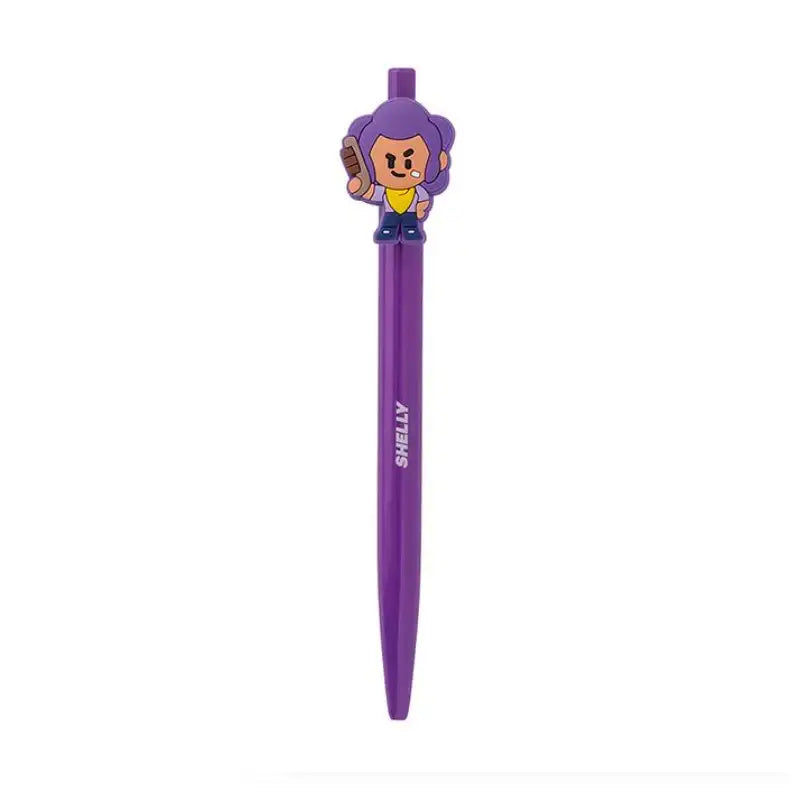 Line Friends x Brawl Stars - Black Gel Pen - LINE FRIENDS - Stationery - Harumio