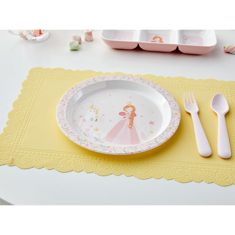 Korean Swan Lake - Melamine Round Plate