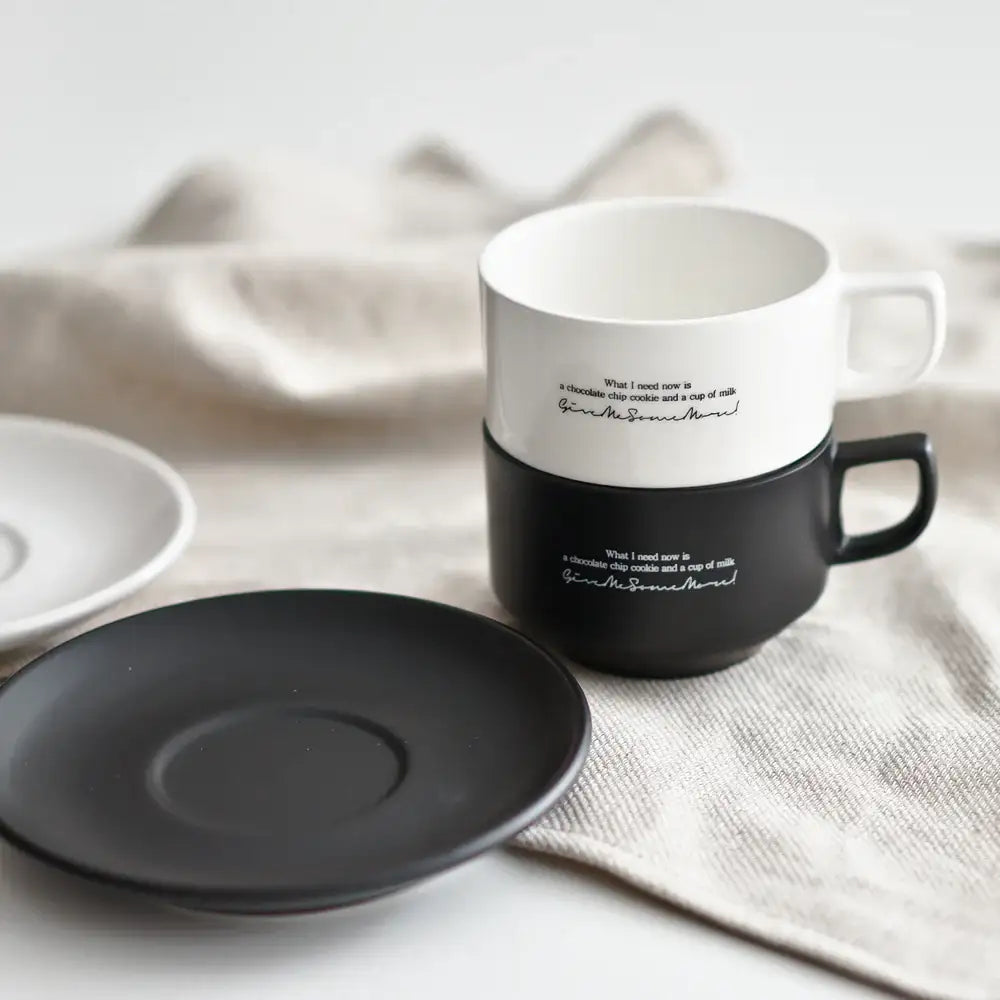 August8th - Some More Lettering Coffee Cup Set (200ml) - August8th - Accessories - Harumio