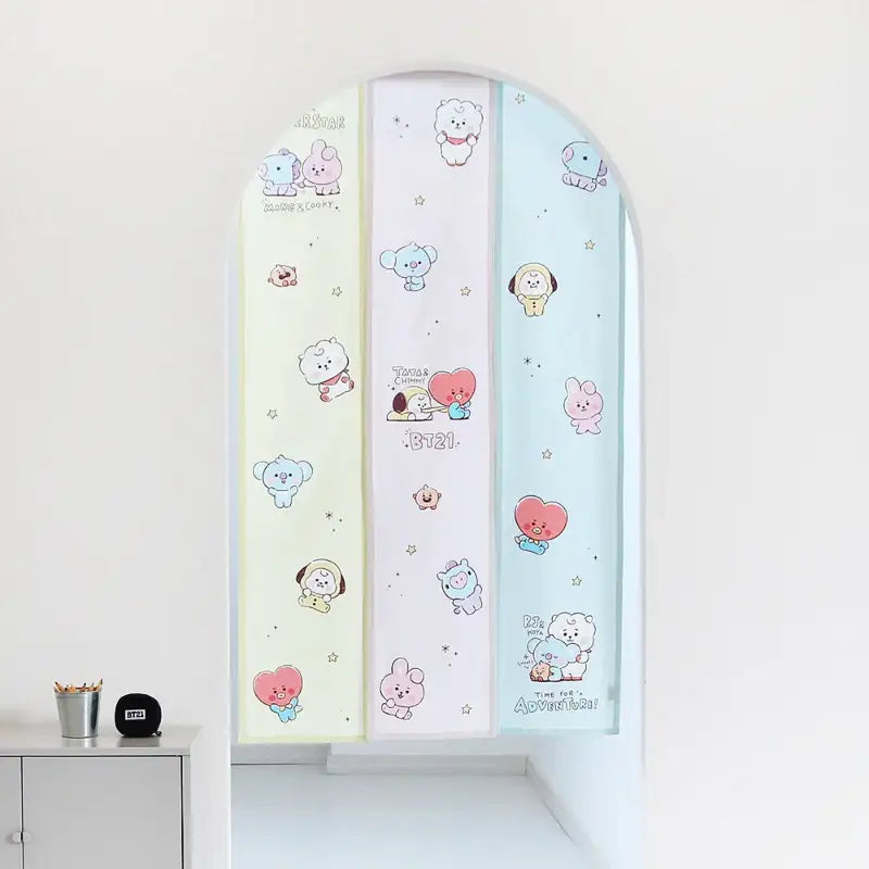 NARA HOME DECO X BT21- Sketch Deco Door Curtain - NARA HOME DECO X BT21 - Textiles - Harumio