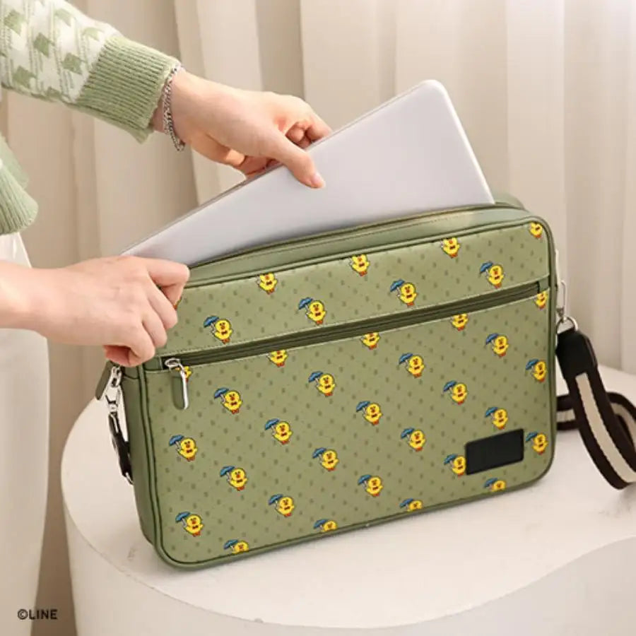 Monopoly x LINE - Brown and Friends - Easy Carry Laptop Pouch Vintage - Monopoly - Accesories - Harumio