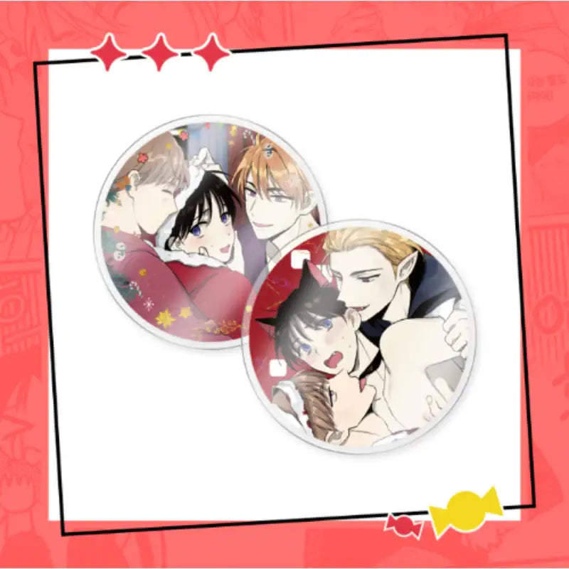 Who Is a Sweet Cheater? - Acrylic Coaster - Toon!que - Coasters - Harumio