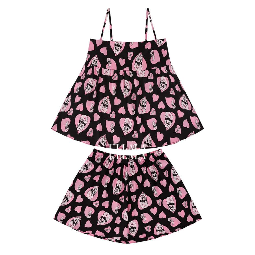 Esther Bunny x Ullala - Chic Bunny Nash 2-Piece Set - Esther Bunny x Ullala - Clothing - Harumio