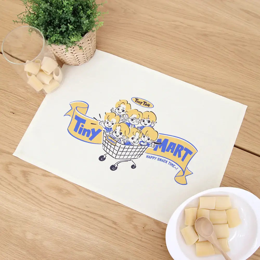 BTS - TinyTAN Tinymart Kitchen Fabric - BTS TinyTAN - Home & Living, Accessories - Harumio