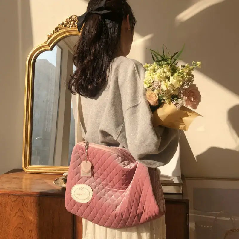 Ovuni - Quilted Duffel Bag - Ovuni - Bag - Harumio