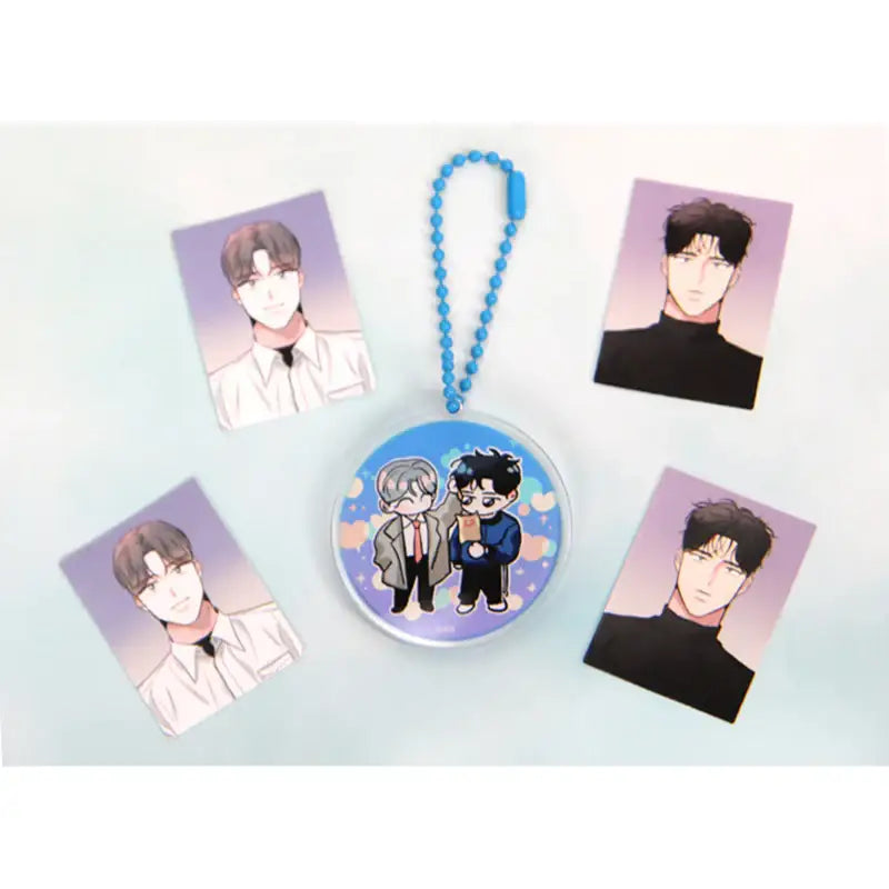 New Year's Eve Passion - Acrylic Keyring - Webtoon Shop - Keyrings - Harumio