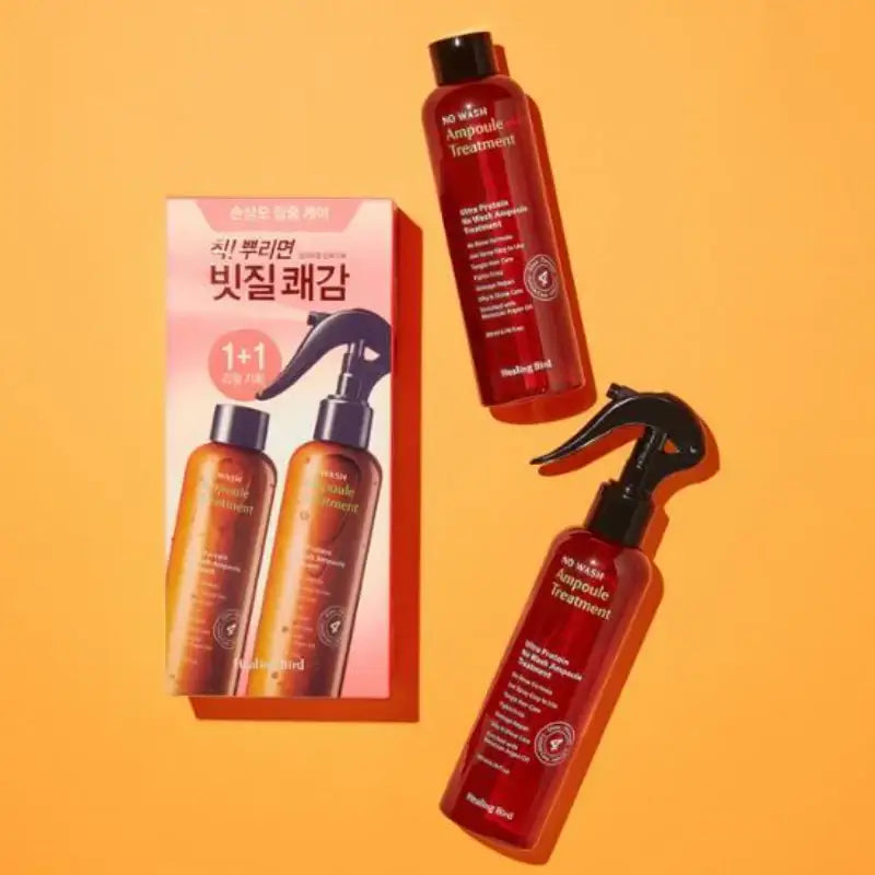 Olive Young - Healing Bird No Wash Ampoule Treatment + Refill - Olive Young - Hair Treatment - Harumio