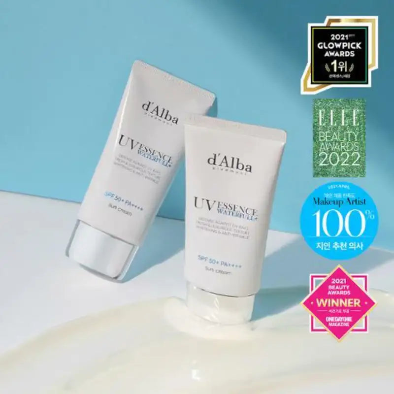 d'Alba - Waterfull Essence Sun Cream Duo Set - d'Alba - Sun Cream - Harumio