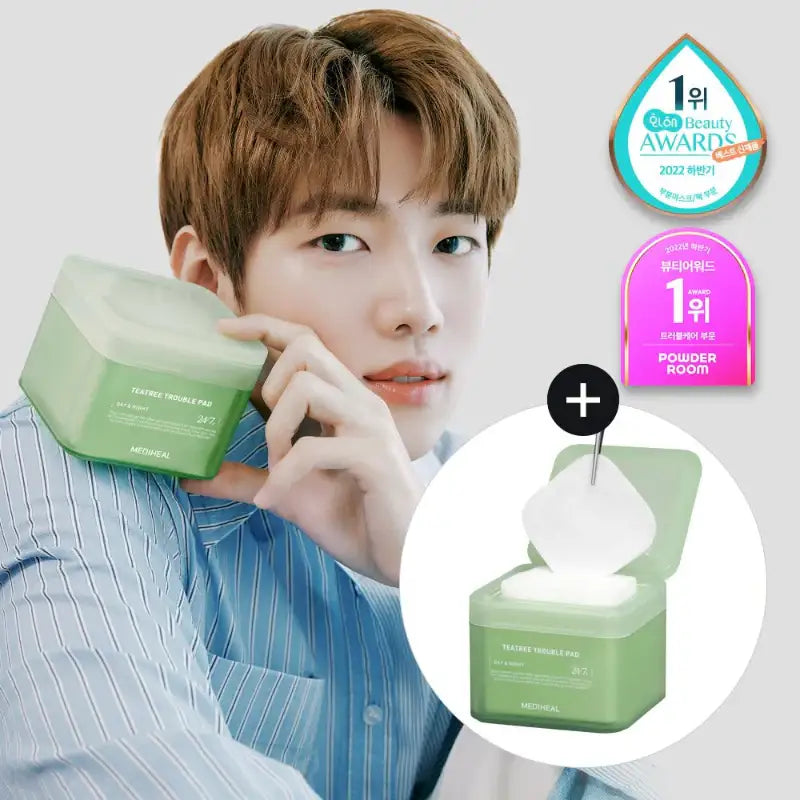 MEDIHEAL - Tea Tree Trouble Pad - Double Pack - MEDIHEAL - Cleansing Pad - Harumio