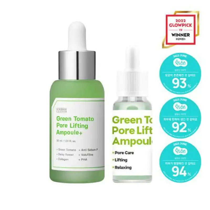 Sungboon Editor - Green Tomato Pore Lifting Ampoule+ Special Set - Sungboon Editor - Moisturizer - Harumio