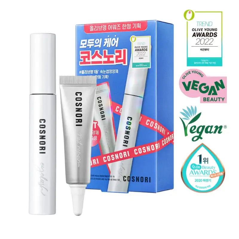 Cosnori - Eyelash Serum + Nail Strengthener Set - Cosnori - Eyelash Serum - Harumio