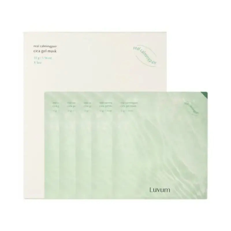 Luvum - Real Calmingpair Cica Gel Mask - Luvum - Gel Mask Sheet - Harumio