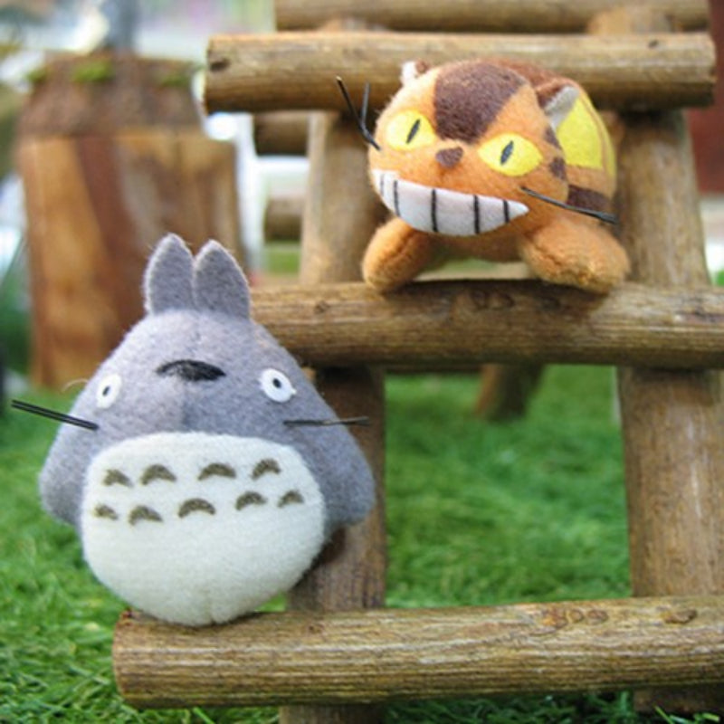 10x10 x Great Totoro - Gray Mini Plush Key Chain - Harumio