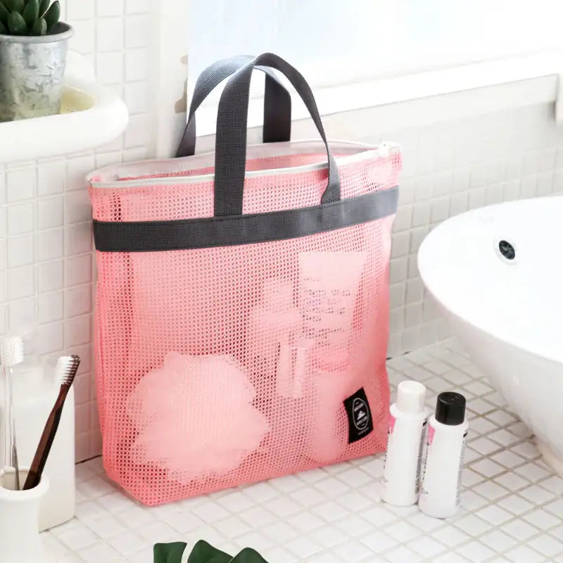 Iconic - Pink Mesh Handy Pouch Ver.2 - Iconic - Bags - Harumio