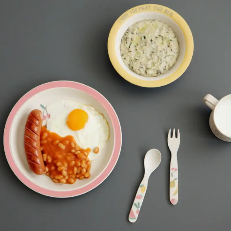 Dailylike x 10x10 - Bamboo Kids Dinner Set Ver.2 - Dailylike x 10x10 - Kitchenware - Harumio
